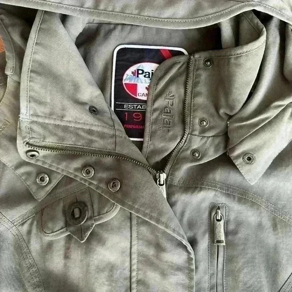 Pajar | Womens lined green utility jacket size large *like  new* - Picture 4 of 11